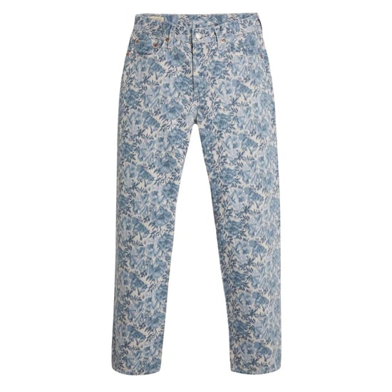 Levi's Dames 90's Bloem Hoge Taille Rechte Jeans (Blauw) - Image 1