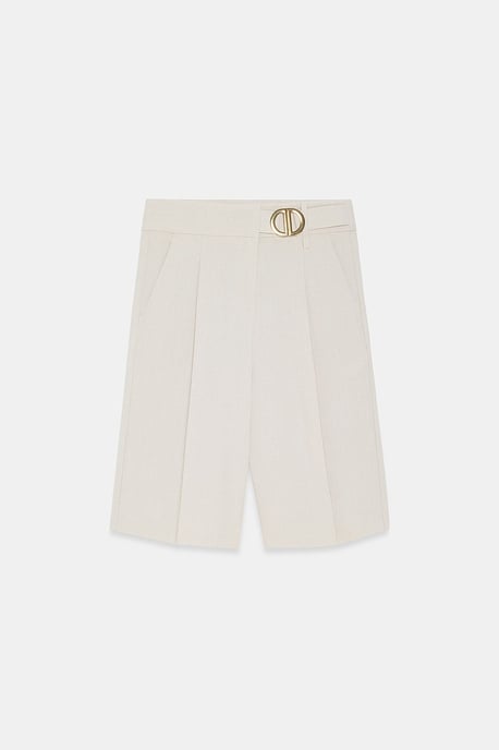 Hoge Taille Wijde Pantalon Shorts - Image 5