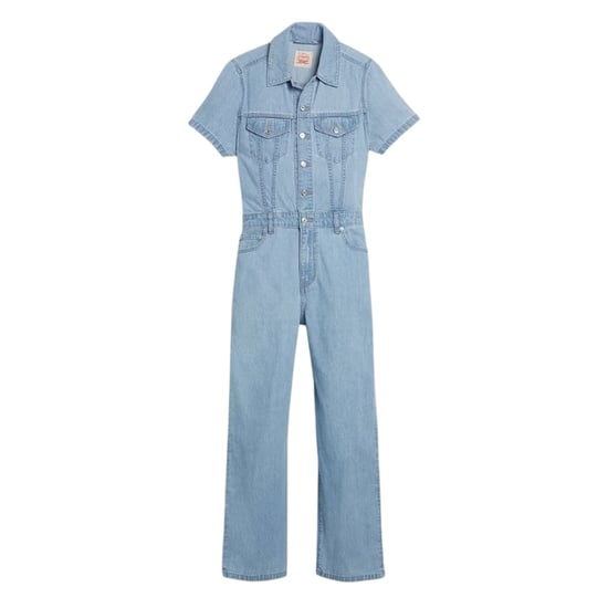 Levi's Dames Denim Korte Mouwen Jumpsuit (Blauw) - Image 1