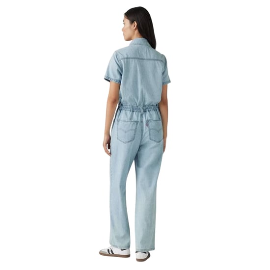 Levi's Dames Denim Korte Mouwen Jumpsuit (Blauw) - Image 2