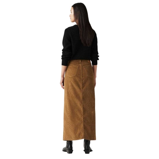 Levis Denim maxi-rok met hoge taille voor dames (Hermelijn) - Image 2
