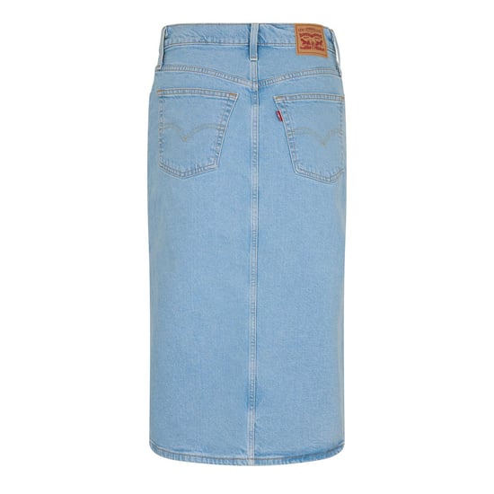 Levis Midi-rok met zijsplit voor dames (Licht steenblauw) - Image 2