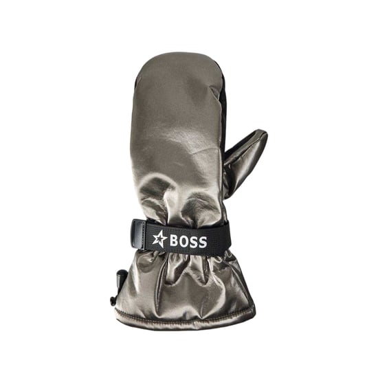 Boss Unisex-skiwanten voor volwassenen met metallic-effect (Grijs) - Image 2