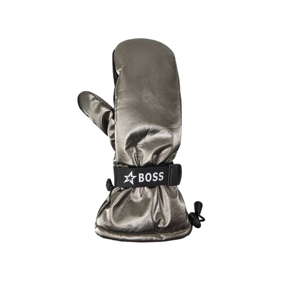 Boss Unisex-skiwanten voor volwassenen met metallic-effect (Grijs) - Image 3