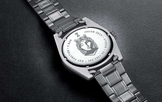 Jacob Zech Horloge Athena Zilver - Image 6