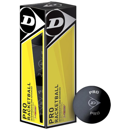 Dunlop Pro Racquetball Ballen (Verpakking van 3) (Zwart) - Image 1