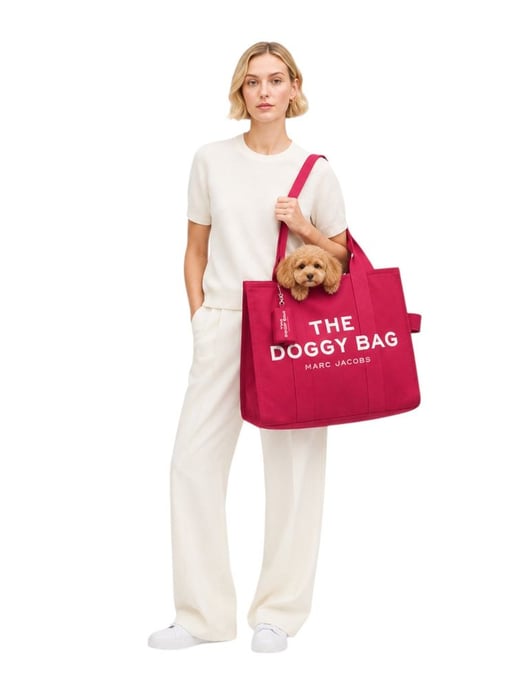 Marc Jacobs Schoudertas Fuchsia - Image 5