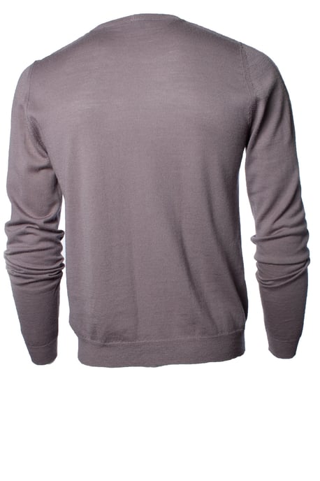 Lanvin, grey wool v neck sweater - Image 2