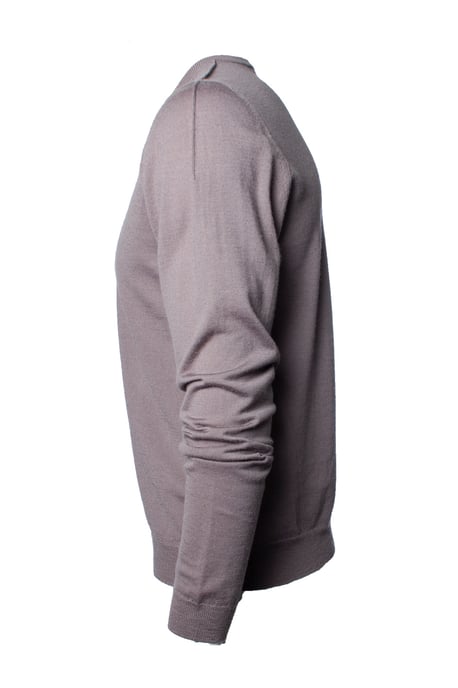 Lanvin, grey wool v neck sweater - Image 3