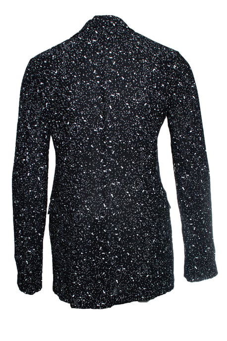 Diane Von Furstenberg, vintage galaxy crepe blazer - Image 3