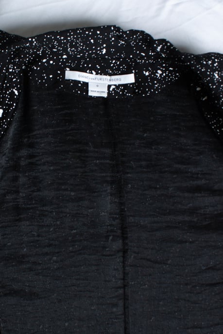 Diane Von Furstenberg, vintage galaxy crepe blazer - Image 6