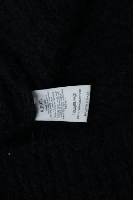 A.P.C., black ribbed turtle neck sweater - Image 6