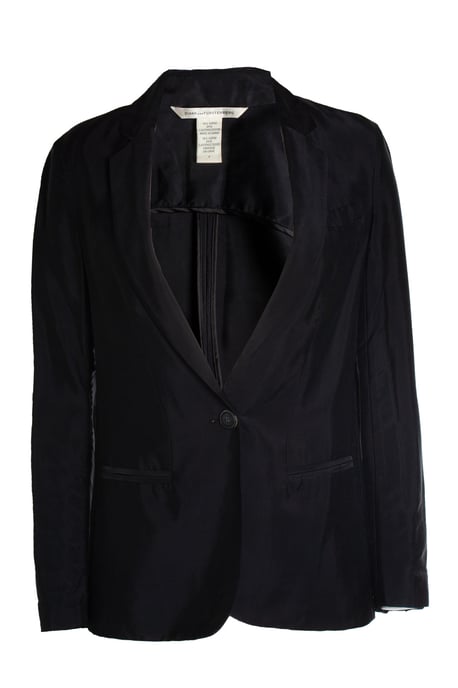 Diane von Furstenberg, Blue blazer jacket - Image 1