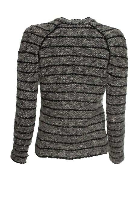 Isabel Marant Etoile, grey and black tweed jacket - Image 3