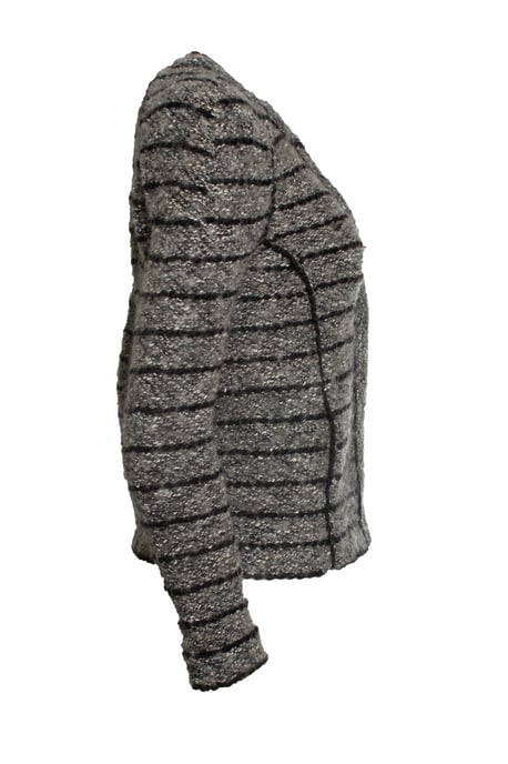 Isabel Marant Etoile, grey and black tweed jacket - Image 4