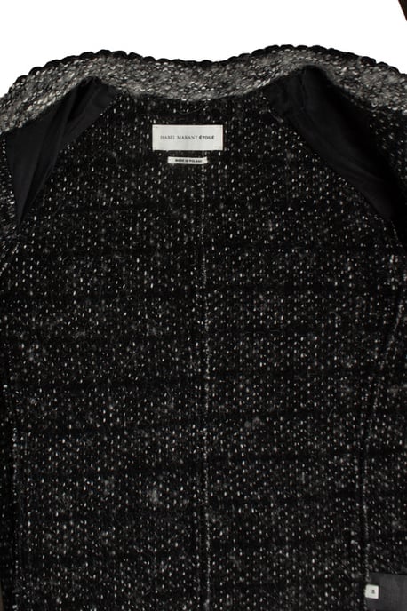 Isabel Marant Etoile, grey and black tweed jacket - Image 6