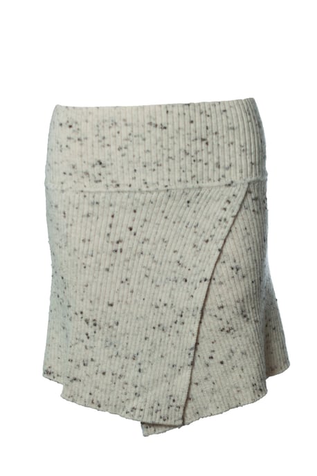 Isabel Marant Etoile, knitted skirt in beige - Image 1
