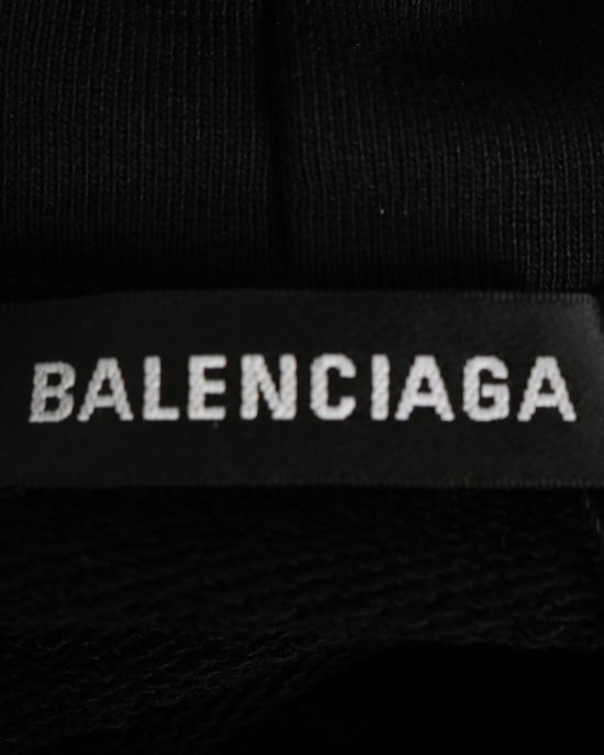 Balenciaga Politieke Campagne Hoodie in Zwarte Katoen - Image 6