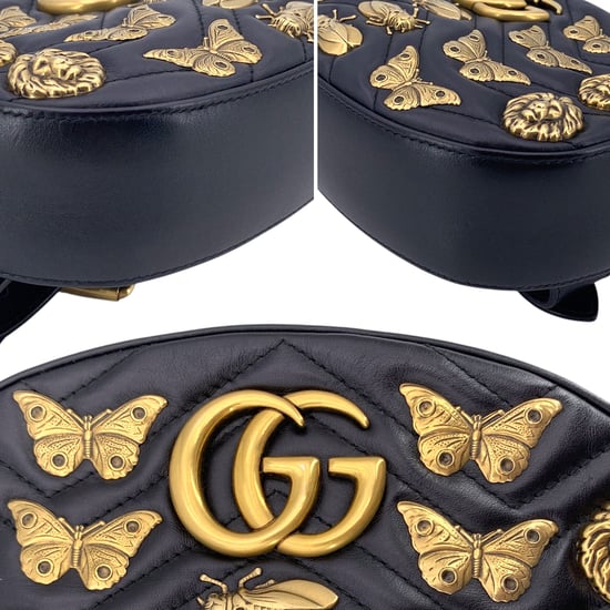 Gucci Leren Schoudertas GG Marmont - Image 4