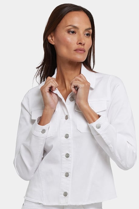 Gerafelde Zoomjack in Stretch Twill - Image 4