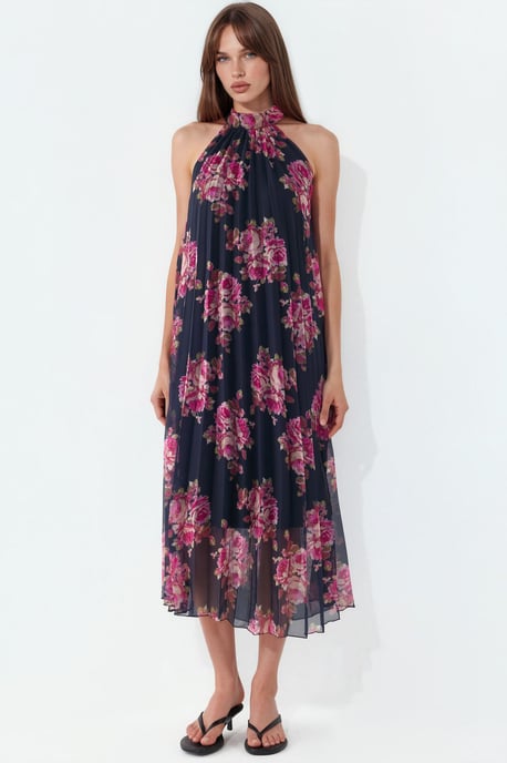 Floral Maxi-jurk met Strikdetail - Image 5
