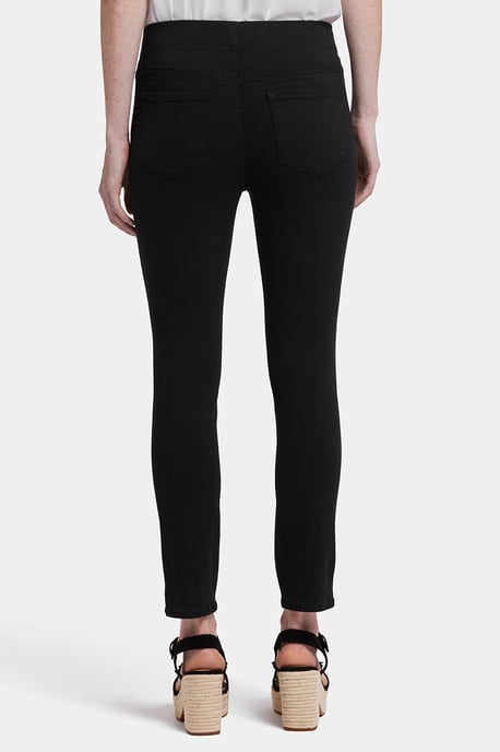 Ami Skinny Enkellange Pull-On Jeans In Soft-Contour Denim™ Met Zij-splitten - Image 2