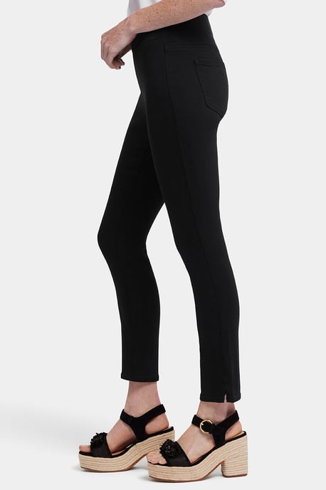 Ami Skinny Enkellange Pull-On Jeans In Soft-Contour Denim™ Met Zij-splitten - Image 3