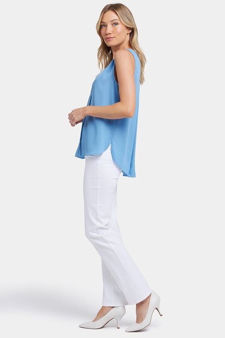Mouwloze Pintuck Blouse - Image 3