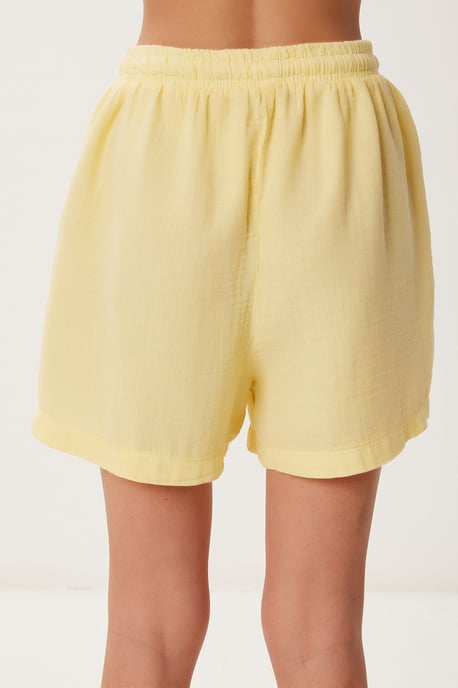 Hoge Taille Wijde Been Katoenen Shorts - Image 6