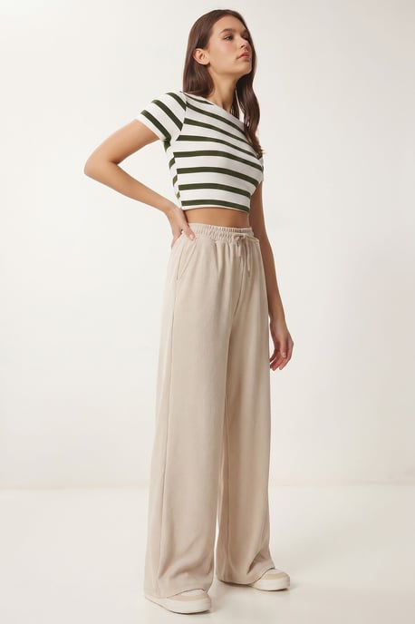 Women's Wide-leg Modal Joggers - Image 3