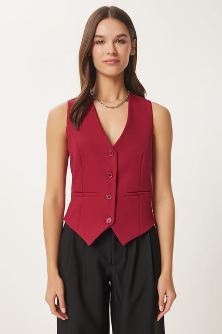 Crop Knop Vest - Image 4