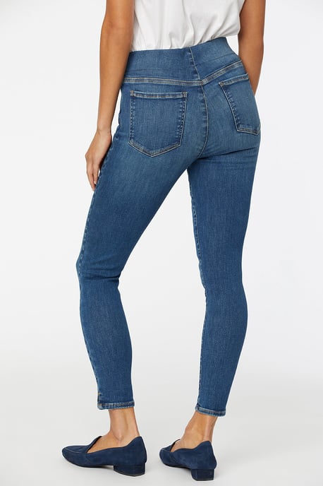 Pull-On Skinny Enkel Medium Blauwe SpanSpring™ Denim - Image 3