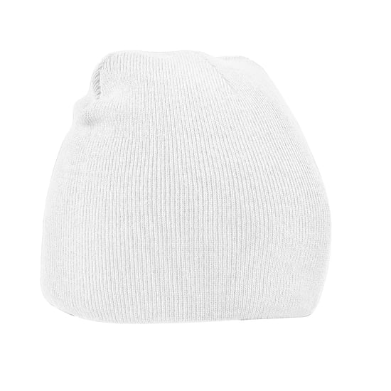 Beechfield Unisex Original Pull-On muts voor volwassenen (Wit) - Image 1