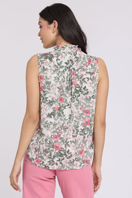 Mouwloze Blouse met Rimpelnek - Image 2