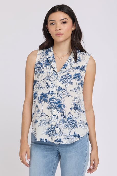 Gabrielle Mouwloze Blouse - Image 1