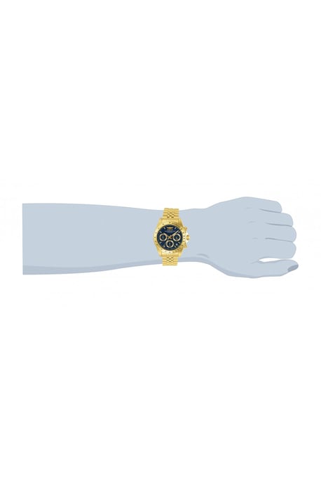 Invicta Speedway 30999 Herenhorloge - Quartz Uurwerk - Roestvrij Staal met Blauwe Wijzerplaat - 39 mm - Image 2