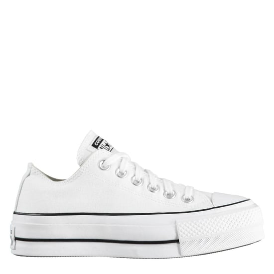 Converse Dames/Dames Chuck Taylor Canvas Platform Schoenen (Wit, Zwart) - Image 1