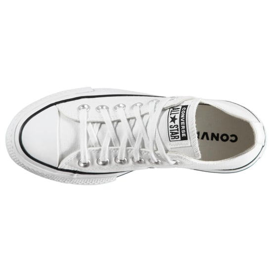 Converse Dames/Dames Chuck Taylor Canvas Platform Schoenen (Wit, Zwart) - Image 4