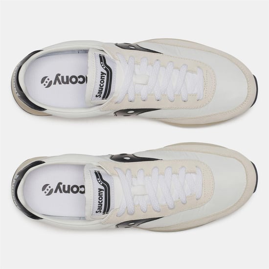 Saucony Unisex-sportschoenen van suède, maat 80 voor volwassenen (Wit, Zwart) - Image 5
