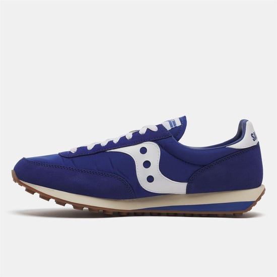 Saucony Unisex-sportschoenen van suède, maat 80 voor volwassenen (Blauw/Wit) - Image 3