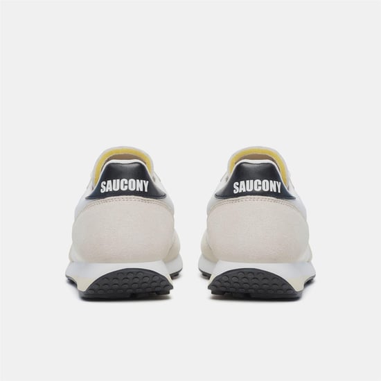 Saucony Unisex-sportschoenen van suède, maat 80 voor volwassenen (Wit/Crème) - Image 4
