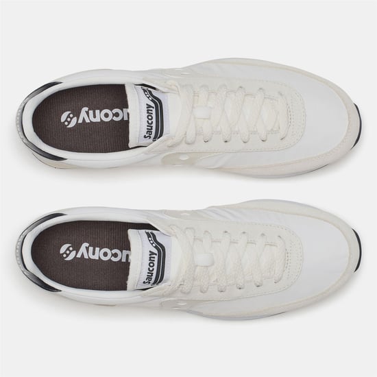 Saucony Unisex-sportschoenen van suède, maat 80 voor volwassenen (Wit/Crème) - Image 5