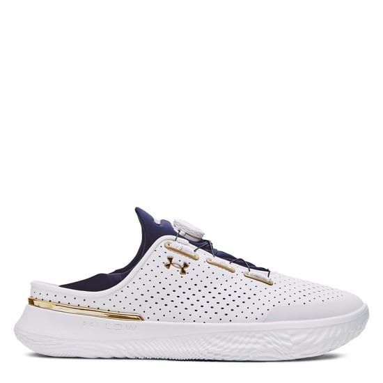 Under Armour SlipSpeed-sportschoenen voor heren (Wit/Goud) - Image 6