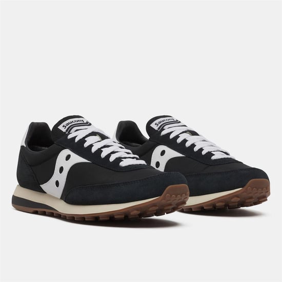 Saucony Suède sportschoenen voor heren, maat 80 (Zwart, Wit) - Image 2
