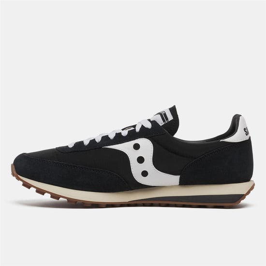 Saucony Suède sportschoenen voor heren, maat 80 (Zwart, Wit) - Image 3