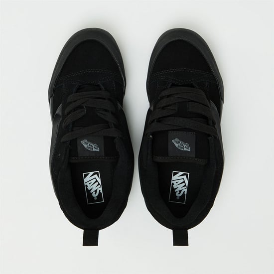 Vans Knu Skool leren sportschoenen voor kinderen (Zwart) - Image 3