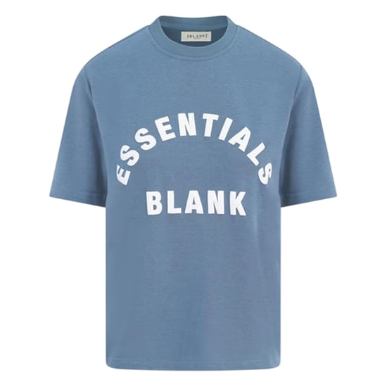 Blank Essentials Dames/Dames Oversized Vriend T-shirt (Orion Blauw) - Image 1