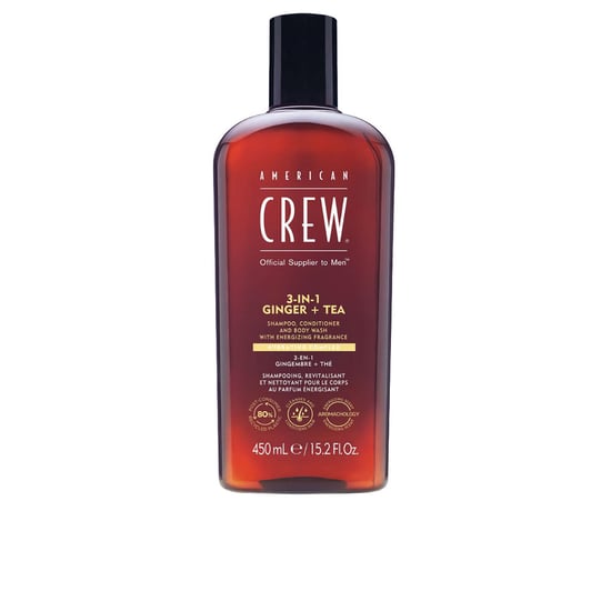 3-in-1 Gember + Thee Shampoo 450 ml - Image 1