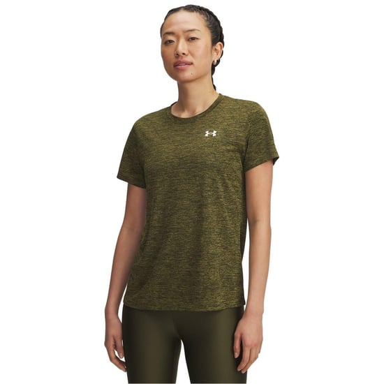 Under Armour Twist T-shirt met korte mouwen voor dames (Groen) - Image 1