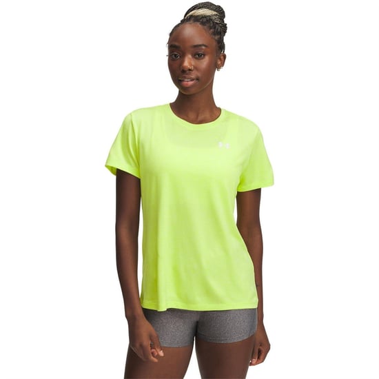 Under Armour Twist T-shirt met korte mouwen voor dames (Geel) - Image 1